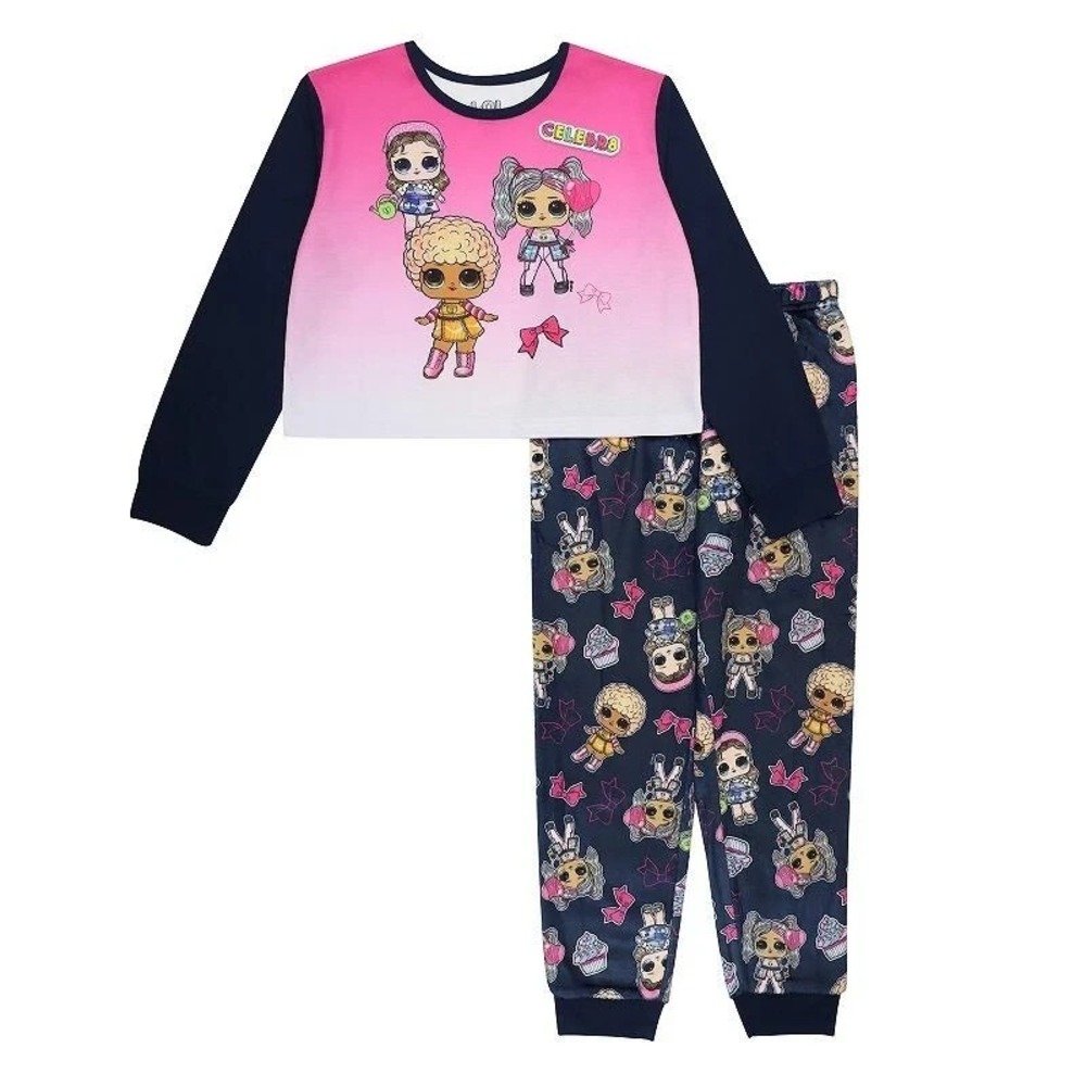 LOL‎ Suprise CELEBR8 2 Piece Sleepwear Set- Girl's Size 6 NEW $38